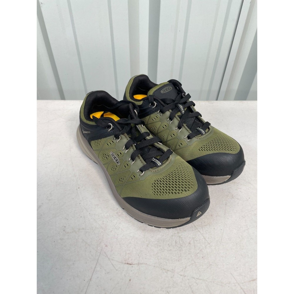 KEEN Utility Vista Energy Womens Carbon Toe Work Shoe Sneaker Size 7 M Green